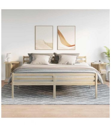 vidaXL Bedside Tables 2 pcs Sonoma Oak 46.5x29x61 cm Engineered Wood