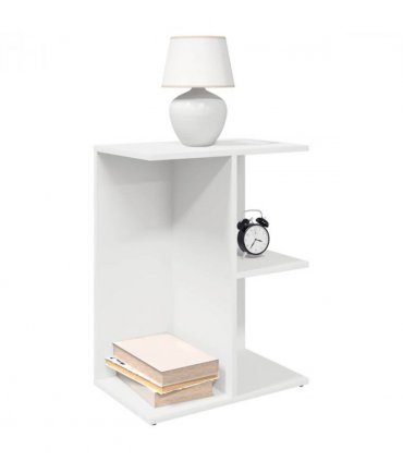 vidaXL Bedside Tables 2 pcs White 46.5x29x61 cm Engineered Wood
