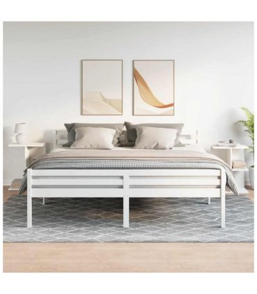 vidaXL Bedside Tables 2 pcs White 46.5x29x61 cm Engineered Wood