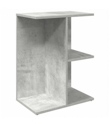 vidaXL Bedside Table Concrete Grey 46.5x29x61 cm Engineered Wood