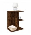 vidaXL Bedside Tables 2 pcs Smoked Oak 46.5x29x61 cm Engineered Wood