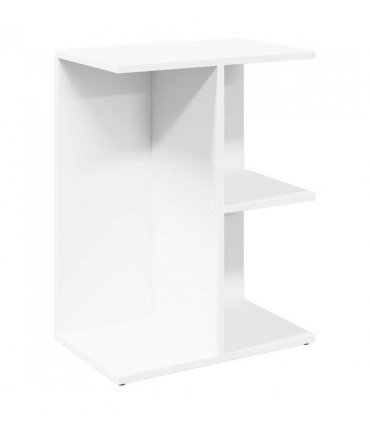 vidaXL Bedside Table White 46.5x29x61 cm Engineered Wood