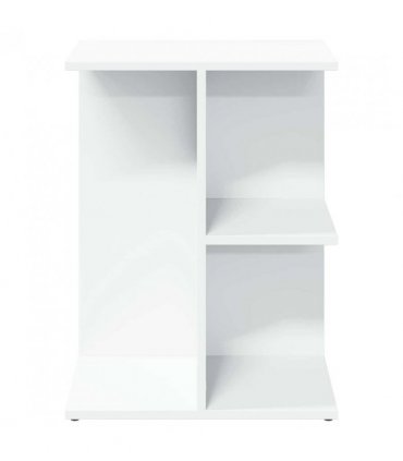 vidaXL Bedside Table White 46.5x29x61 cm Engineered Wood