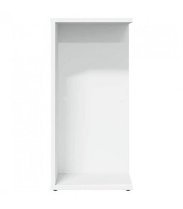 vidaXL Bedside Table White 46.5x29x61 cm Engineered Wood