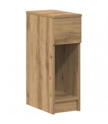 vidaXL Bedside Cabinets with Drawer 2 pcs Artisan Oak 20x36x60 cm