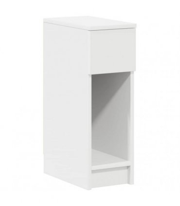 vidaXL Bedside Cabinets with Drawer 2 pcs White 20x36x60 cm