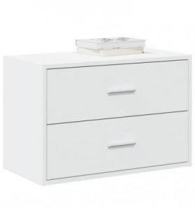 vidaXL Cabinet with 2 Drawers White 60x31x40 cm Engineered Wood
