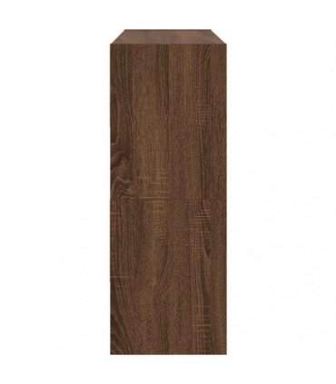 vidaXL Shoe Racks 2 pcs Stackable Brown Oak 89.5x30x40 cm