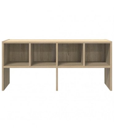 vidaXL Shoe Rack Stackable Sonoma Oak 89.5x30x40 cm