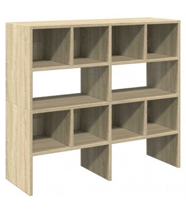vidaXL Shoe Racks 2 pcs Stackable Sonoma Oak 89.5x30x40 cm