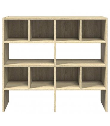 vidaXL Shoe Racks 2 pcs Stackable Sonoma Oak 89.5x30x40 cm