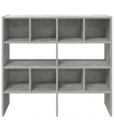 vidaXL Shoe Racks 2 pcs Stackable Concrete Grey 89.5x30x40 cm