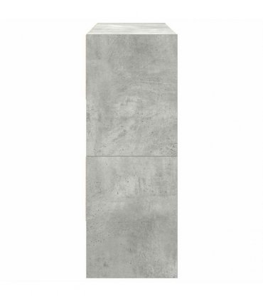 vidaXL Shoe Racks 2 pcs Stackable Concrete Grey 89.5x30x40 cm
