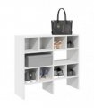 vidaXL Shoe Racks 2 pcs Stackable White 89.5x30x40 cm