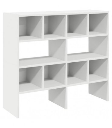 vidaXL Shoe Racks 2 pcs Stackable White 89.5x30x40 cm