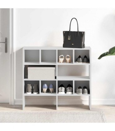 vidaXL Shoe Racks 2 pcs Stackable White 89.5x30x40 cm