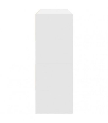 vidaXL Shoe Racks 2 pcs Stackable White 89.5x30x40 cm