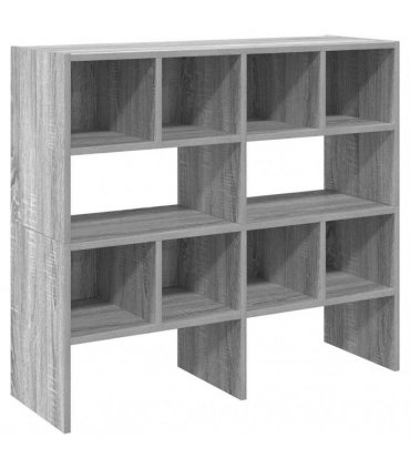 vidaXL Shoe Racks 2 pcs Stackable Grey Sonoma 89.5x30x40 cm
