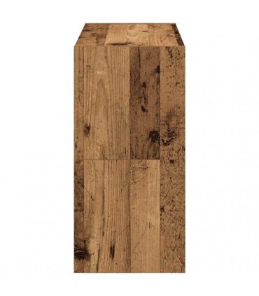 vidaXL Shoe Racks 2 pcs Stackable Old Wood 60x30x30.5 cm