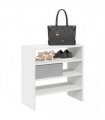 vidaXL Shoe Racks 2 pcs Stackable White 60x30x30.5 cm