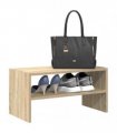 vidaXL Shoe Rack Stackable Sonoma Oak 60x30x30.5 cm