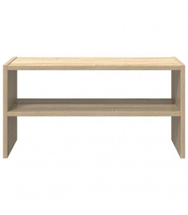 vidaXL Shoe Rack Stackable Sonoma Oak 60x30x30.5 cm