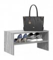 vidaXL Shoe Rack Stackable Grey Sonoma 60x30x30.5 cm
