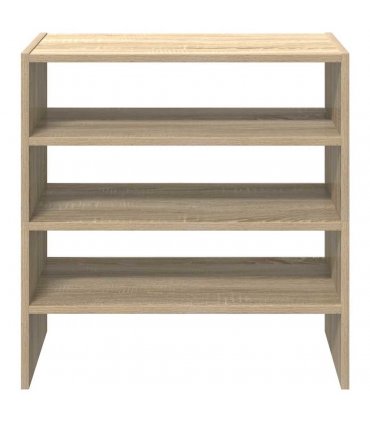 vidaXL Shoe Racks 2 pcs Stackable Sonoma Oak 60x30x30.5 cm