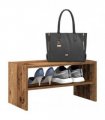 vidaXL Shoe Rack Stackable Old Wood 60x30x30.5 cm