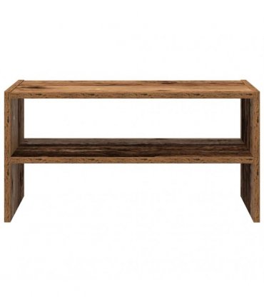 vidaXL Shoe Rack Stackable Old Wood 60x30x30.5 cm