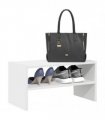 vidaXL Shoe Rack Stackable White 60x30x30.5 cm