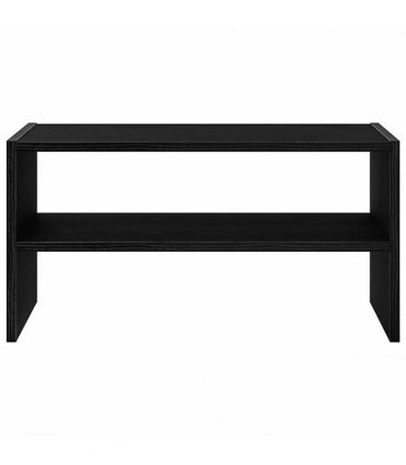 vidaXL Shoe Rack Stackable Black Oak 60x30x30.5 cm