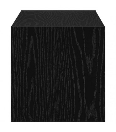 vidaXL Shoe Rack Stackable Black Oak 60x30x30.5 cm
