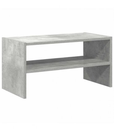 vidaXL Shoe Rack Stackable Concrete Grey 60x30x30.5 cm