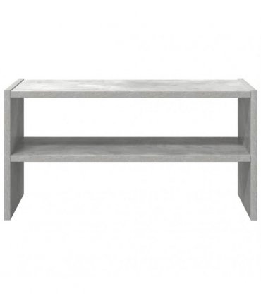 vidaXL Shoe Rack Stackable Concrete Grey 60x30x30.5 cm