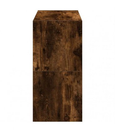 vidaXL Shoe Racks 2 pcs Stackable Smoked Oak 60x30x30.5 cm