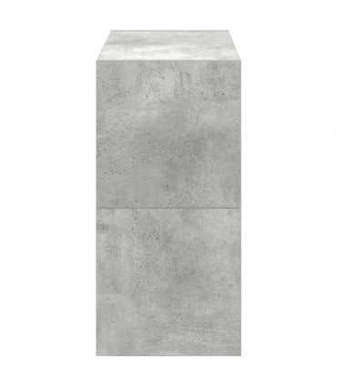 vidaXL Shoe Racks 2 pcs Stackable Concrete Grey 60x30x30.5 cm