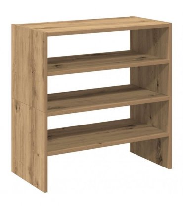 vidaXL Shoe Racks 2 pcs Stackable Artisan Oak 60x30x30.5 cm