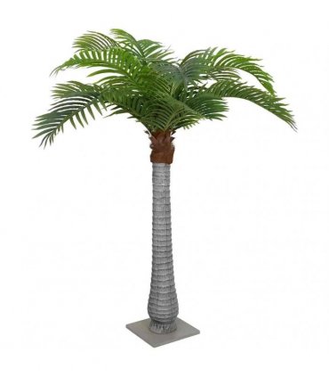 vidaXL Artificial Palm Tree 15 Leaves 200 cm Green