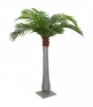 vidaXL Artificial Palm Tree 15 Leaves 200 cm Green
