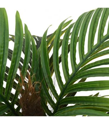 vidaXL Artificial Palm Tree 6 Leaves 100 cm Green