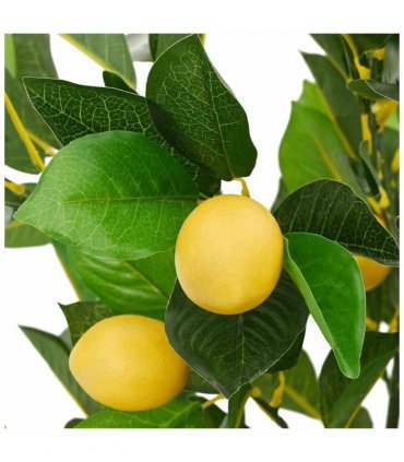 vidaXL Artificial Lemon Tree 234 Leaves 90 cm Green
