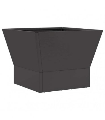 vidaXL Fire Pit Black 40 x 40 x 35 cm Steel — Colour: Cold-rolled steel/black, Size: 40 x 40 x 30 cm