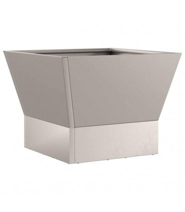 vidaXL Fire Pit Brown 40 x 40 x 35 cm Weathering Steel — Colour: Weathering steel/brown, Size: 40 x 40 x 30 cm