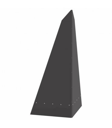 vidaXL Fire Pit Black 58 x 40 x 100 cm Steel — Colour: Cold-rolled steel/black