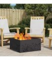 vidaXL Fire Pit Black 60 x 60 x 30 cm Steel — Colour: Cold-rolled steel/black — V0672058081