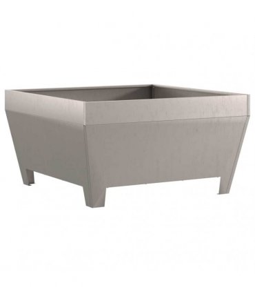 vidaXL Fire Pit Brown 80 x 80 x 43 cm Weathering Steel — Colour: Weathering steel/brown