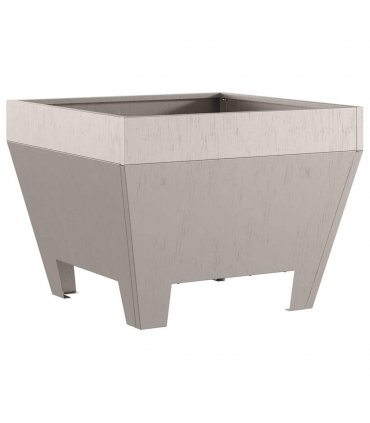 vidaXL Fire Pit Brown 50 x 50 x 38 cm Weathering Steel — Colour: Weathering steel/brown