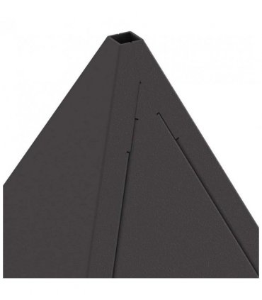 vidaXL Fire Pit Black 50 x 50 x 51 cm Steel — Colour: Cold-rolled steel/black