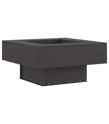 vidaXL Fire Pit Black 60 x 60 x 30 cm Steel — Colour: Cold-rolled steel/black — V0672058108
